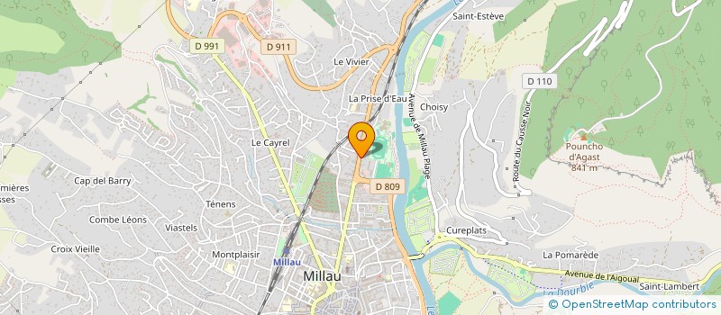 localisation de l'entreprise MONSIEUR THEO SCHEMMEL à MILLAU