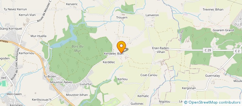 localisation de l'entreprise MONSIEUR THEO SCHIAVAZZI  SAINT-EVARZEC