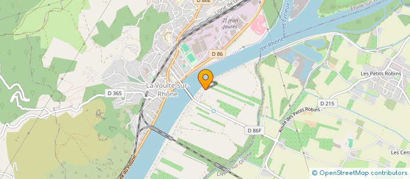 localisation de l'entreprise MONSIEUR THEO SERAFINI  LA VOULTE-SUR-RHONE