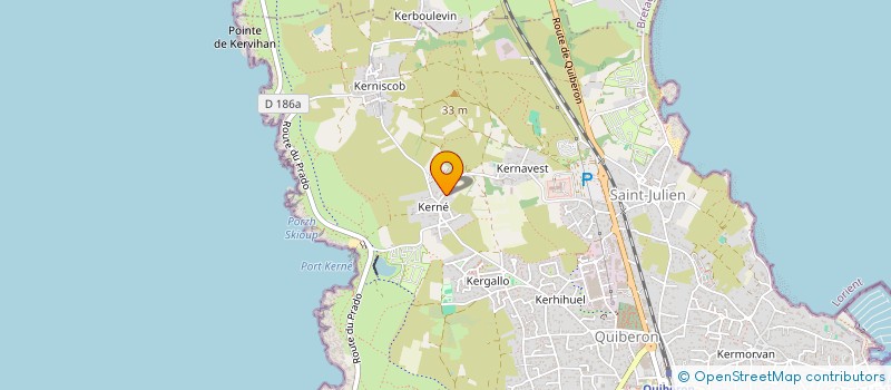 localisation de l'entreprise MONSIEUR THEO SICALLAC à QUIBERON