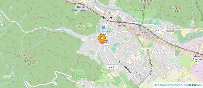 localisation de l'entreprise MONSIEUR THEO SILLON  THANN