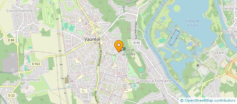 localisation de l'entreprise MONSIEUR THEO SMONDACK  VAUREAL