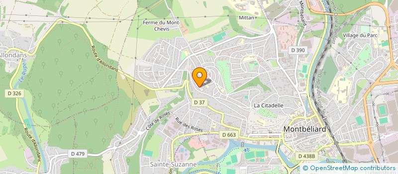 localisation de l'entreprise MONSIEUR THEO STILINOVIC  MONTBELIARD