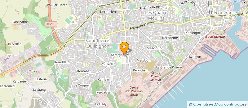 localisation de l'entreprise MONSIEUR THEO TANGUY à BREST