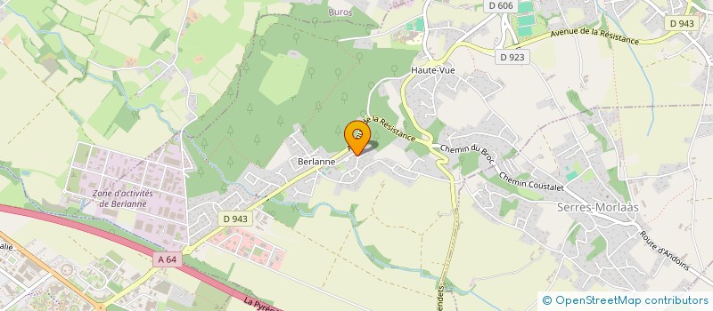 localisation de l'entreprise MONSIEUR THEO TARDY  MORLAAS