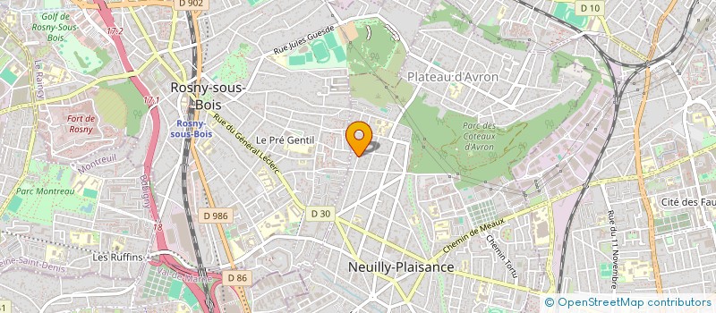 localisation de l'entreprise MONSIEUR THEO TASSONE à NEUILLY-PLAISANCE