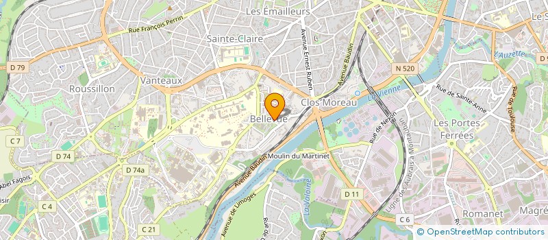 localisation de l'entreprise MONSIEUR THEO TEDESCHI à LIMOGES