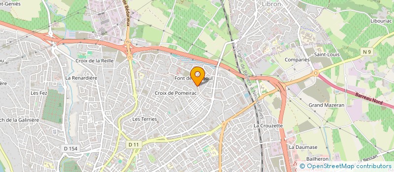 localisation de l'entreprise MONSIEUR THEO TEISSIER  BEZIERS