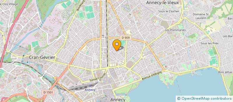 localisation de l'entreprise MONSIEUR THEO TERRAPON  ANNECY