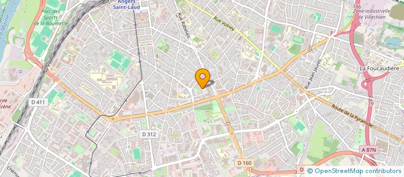 localisation de l'entreprise MONSIEUR THEO TEXEREAU à ANGERS