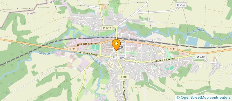 localisation de l'entreprise MONSIEUR THEO THEBAULT  FISMES