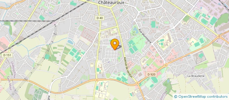 localisation de l'entreprise MONSIEUR THEO THOMAS à CHATEAUROUX