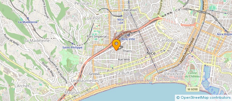 localisation de l'entreprise MONSIEUR THEO TORDJEMAN  NICE