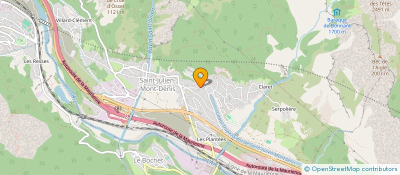 localisation de l'entreprise MONSIEUR THEO TORRECILLOS  SAINT-JULIEN-MONT-DENIS