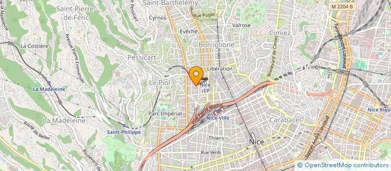 localisation de l'entreprise MONSIEUR THEO TOUAHRI à NICE