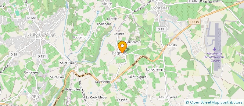 localisation de l'entreprise MONSIEUR THEO TOURNIER  BAGNOLS