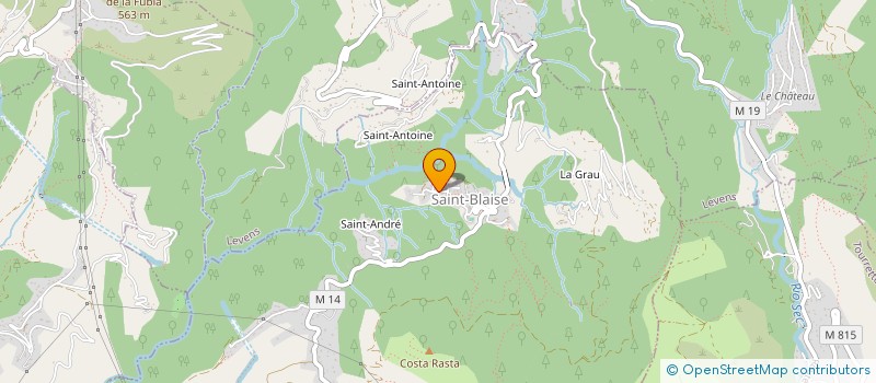 localisation de l'entreprise MONSIEUR THEO TRAVERSARI-OSICKI  SAINT-BLAISE