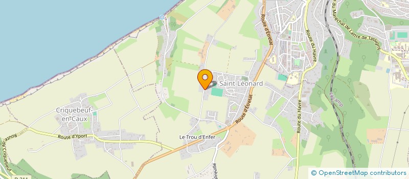 localisation de l'entreprise MONSIEUR THEO TRUCHON  SAINT-LEONARD