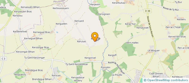 localisation de l'entreprise MONSIEUR THEO UGUEN  PLOUZANE