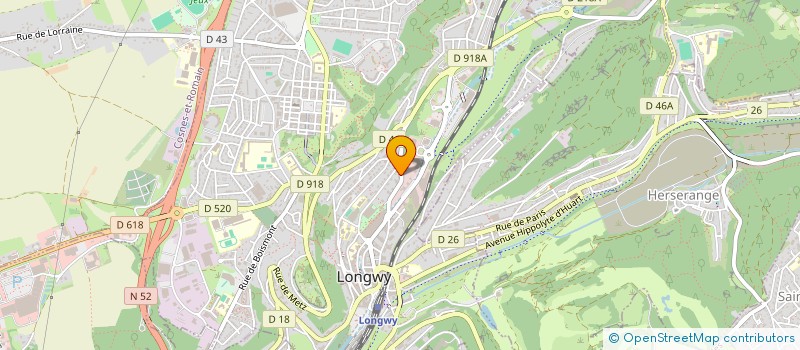 localisation de l'entreprise MONSIEUR THEO VACANT à LONGWY