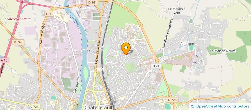 localisation de l'entreprise MONSIEUR THEO VACHON à CHATELLERAULT