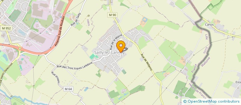 localisation de l'entreprise MONSIEUR THEO VALENDUC  TOUFFLERS