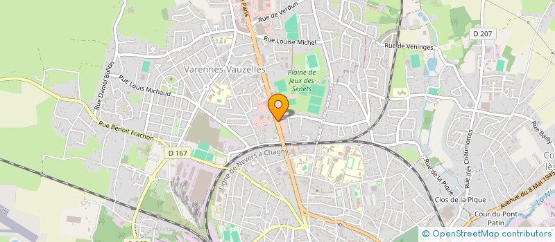 localisation de l'entreprise MONSIEUR THEO VALLERY  VARENNES-VAUZELLES