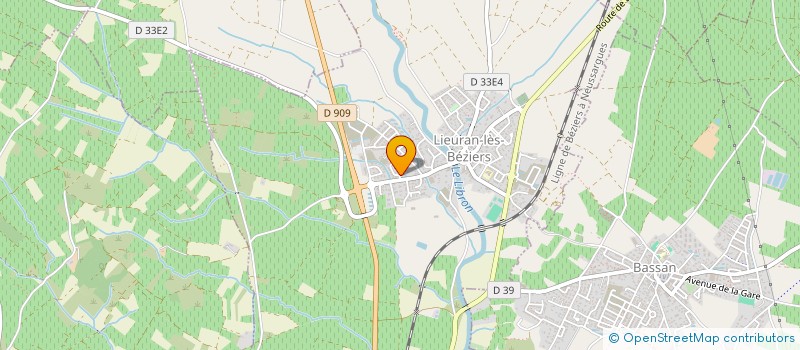 localisation de l'entreprise MONSIEUR THEO VALS à LIEURAN-LES-BEZIERS