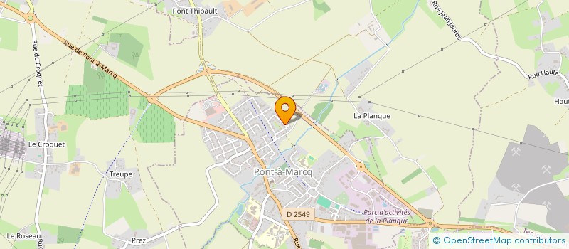 localisation de l'entreprise MONSIEUR THEO VAN KRAAIKAMP  PONT-A-MARCQ