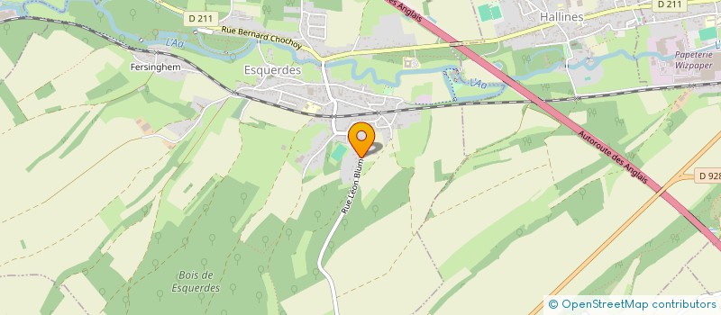 localisation de l'entreprise MONSIEUR THEO VANBASTELAERE  ESQUERDES