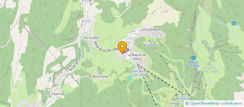 localisation de l'entreprise MONSIEUR THEO VANDENAMEELE  VILLARD-DE-LANS