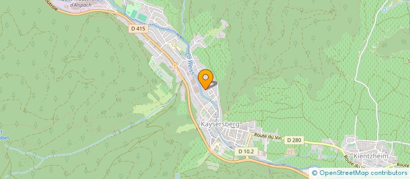 localisation de l'entreprise MONSIEUR THEO VANROYEN  KAYSERSBERG VIGNOBLE