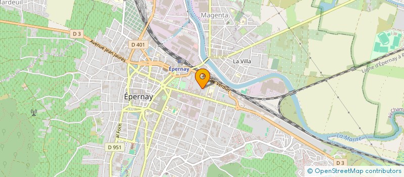 localisation de l'entreprise MONSIEUR THEO VAUTHIER  EPERNAY