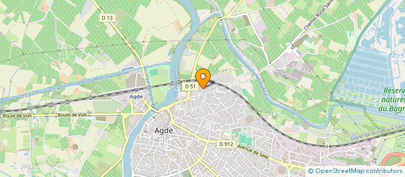 localisation de l'entreprise MONSIEUR THEO VAZQUEZ à AGDE