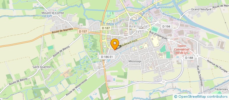 localisation de l'entreprise MONSIEUR THEO VENEM  AIRE-SUR-LA-LYS