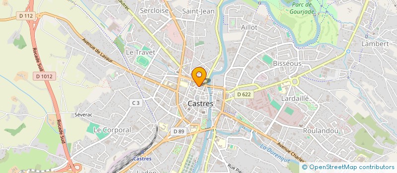 localisation de l'entreprise MONSIEUR THEO VIALA à CASTRES