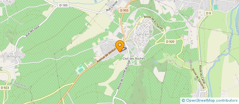 localisation de l'entreprise MONSIEUR THEO VIEILHOMME  SANCERRE