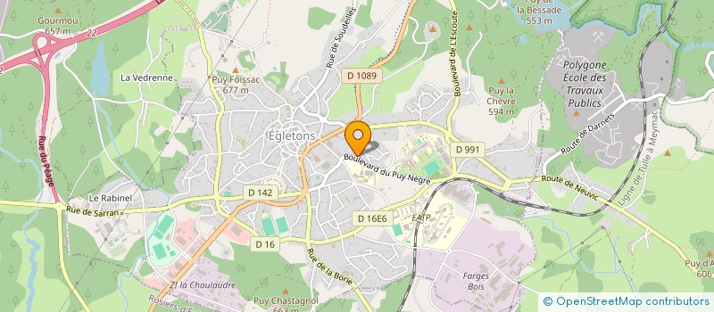 localisation de l'entreprise MONSIEUR THEO VIGNE  EGLETONS