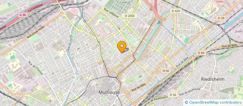 localisation de l'entreprise MONSIEUR THEO VILLARS  MULHOUSE