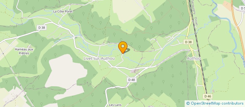 localisation de l'entreprise MONSIEUR THEO VINCESLAS à LIVET-SUR-AUTHOU