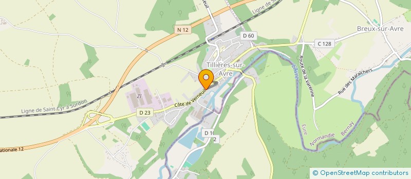 localisation de l'entreprise MONSIEUR THEO VINOUR  TILLIERES-SUR-AVRE