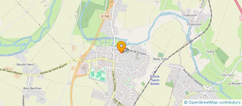 localisation de l'entreprise MONSIEUR THEO VION  ECHIRE