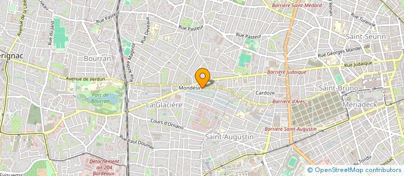 localisation de l'entreprise MONSIEUR THEO VOISIN  MERIGNAC