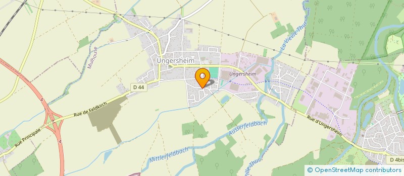 localisation de l'entreprise MONSIEUR THEO WIOLAND  UNGERSHEIM