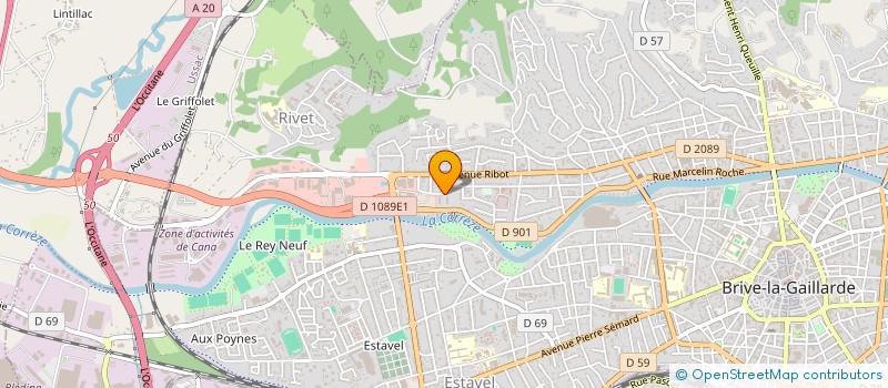 localisation de l'entreprise MONSIEUR THEO YUNG BUISSON à BRIVE-LA-GAILLARDE