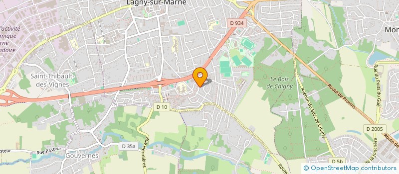 localisation de l'entreprise MONSIEUR THEO ZAPATA  LAGNY-SUR-MARNE