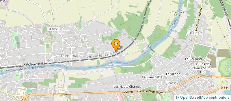 localisation de l'entreprise MONSIEUR THEO ZMUDA  DAMPMART