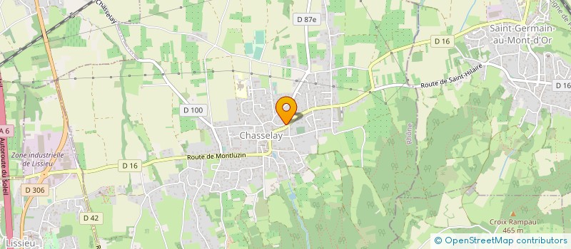 localisation de l'entreprise MONSIEUR THEO ZURBACH  CHASSELAY