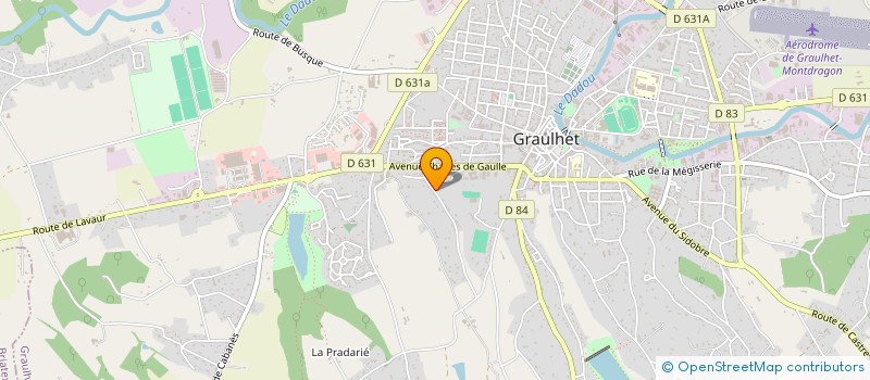 localisation de l'entreprise MONSIEUR THEODORE BAISSE  GRAULHET