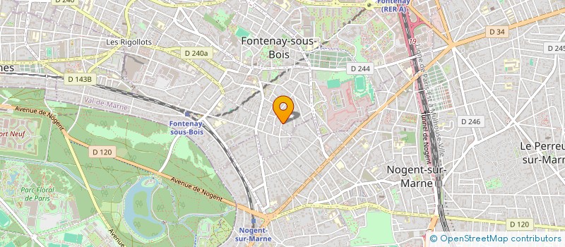 localisation de l'entreprise MONSIEUR THEODORE BERTRAND à FONTENAY-SOUS-BOIS